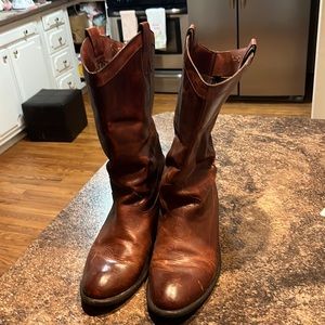 Vintage Jessica Simpson Leather Cowboy Boots Size 9.5
